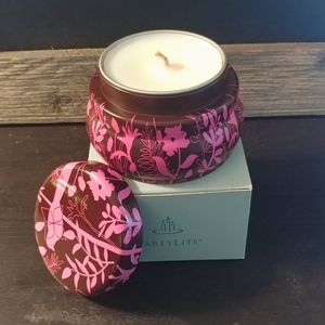 Partylite Orchid & Pink Peppercorn Scented Candle